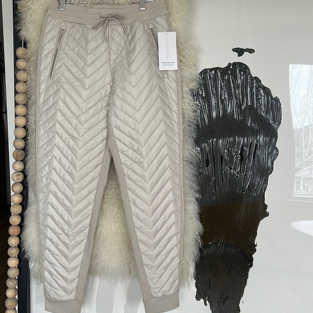 Athleta Apres Ski Down Jogger, Size 4